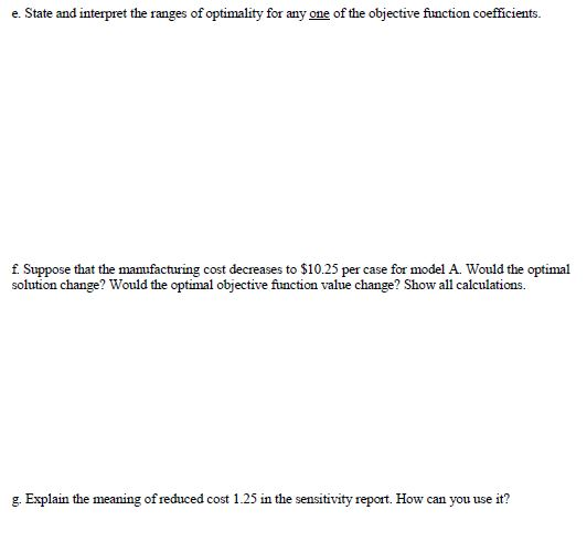 Please answer E, F, G only. Digital Controls,