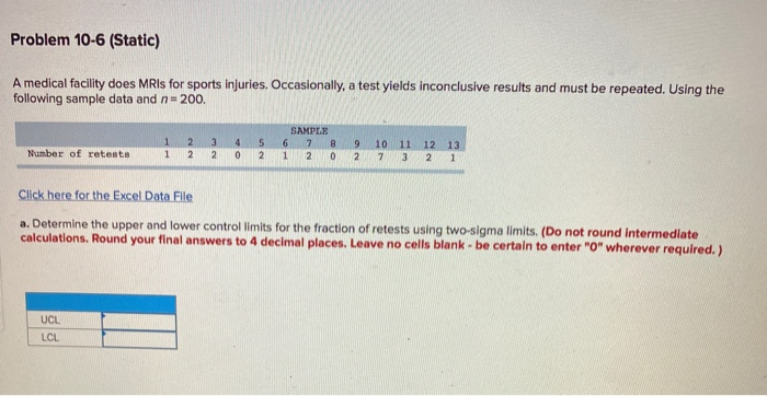 pl ease answer the following Problem 10-6