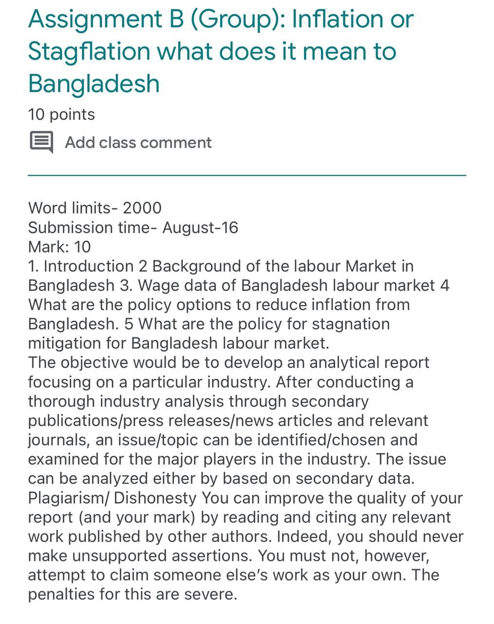 Human Resourse Management Assignment B (Group):