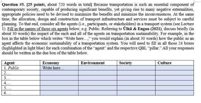 Question #5. [25 points, about 720 words in