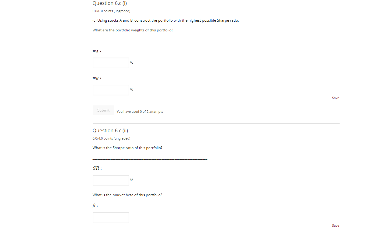 Problem 6 A Bookmark this page Question 6.a