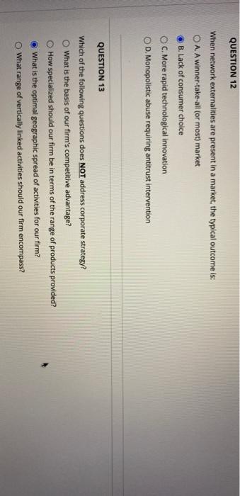 For Practice Only: QUESTION 12 When network