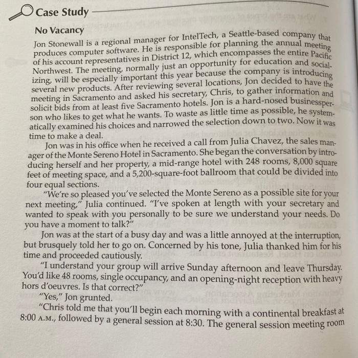 please read the case study and answer both of the