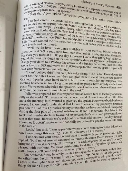 please read the case study and answer both of the