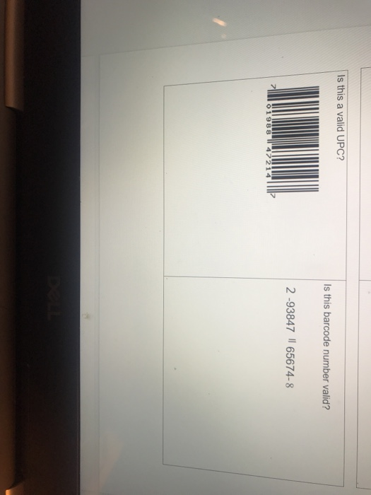 Steps to validating UPC's: 1. Add the digits in