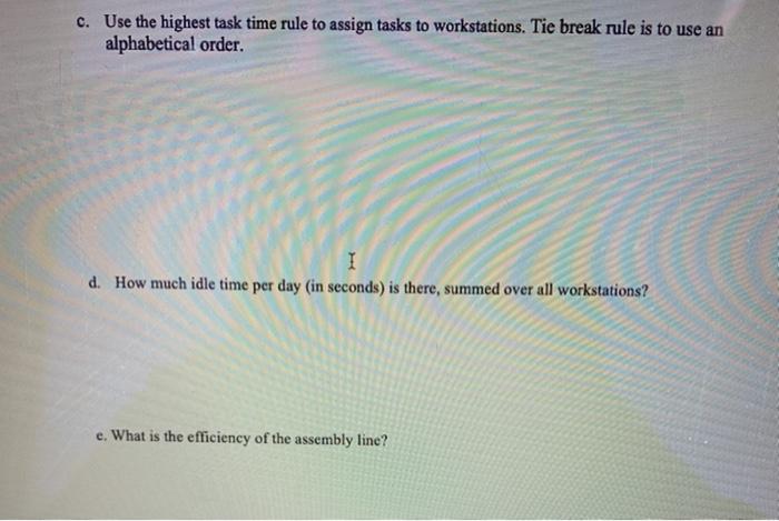 3. Develop a solution for the following line