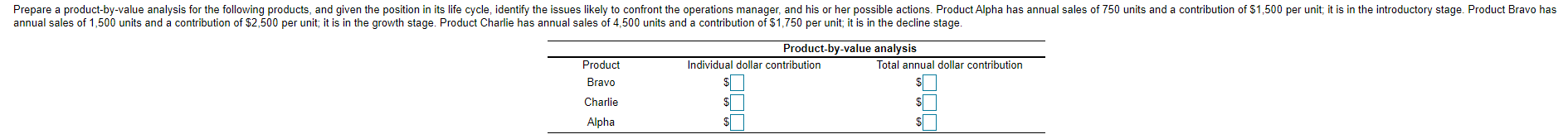 Operations Management 1. 2. Prepare a