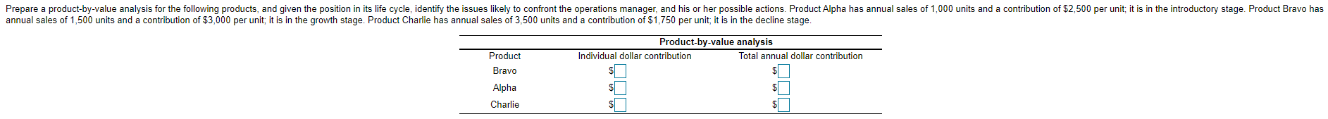 Operations Management 1. 2. Prepare a