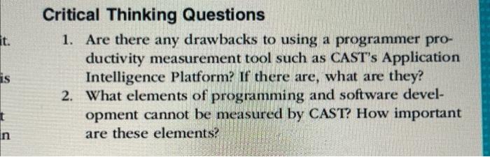 pleaee help a. ( t S. Case Two Using CAST to
