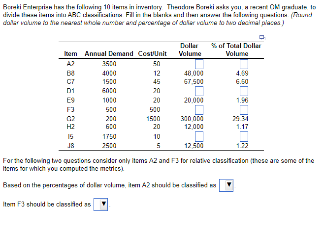 If D=7,700 per month, S=$43 per order, and