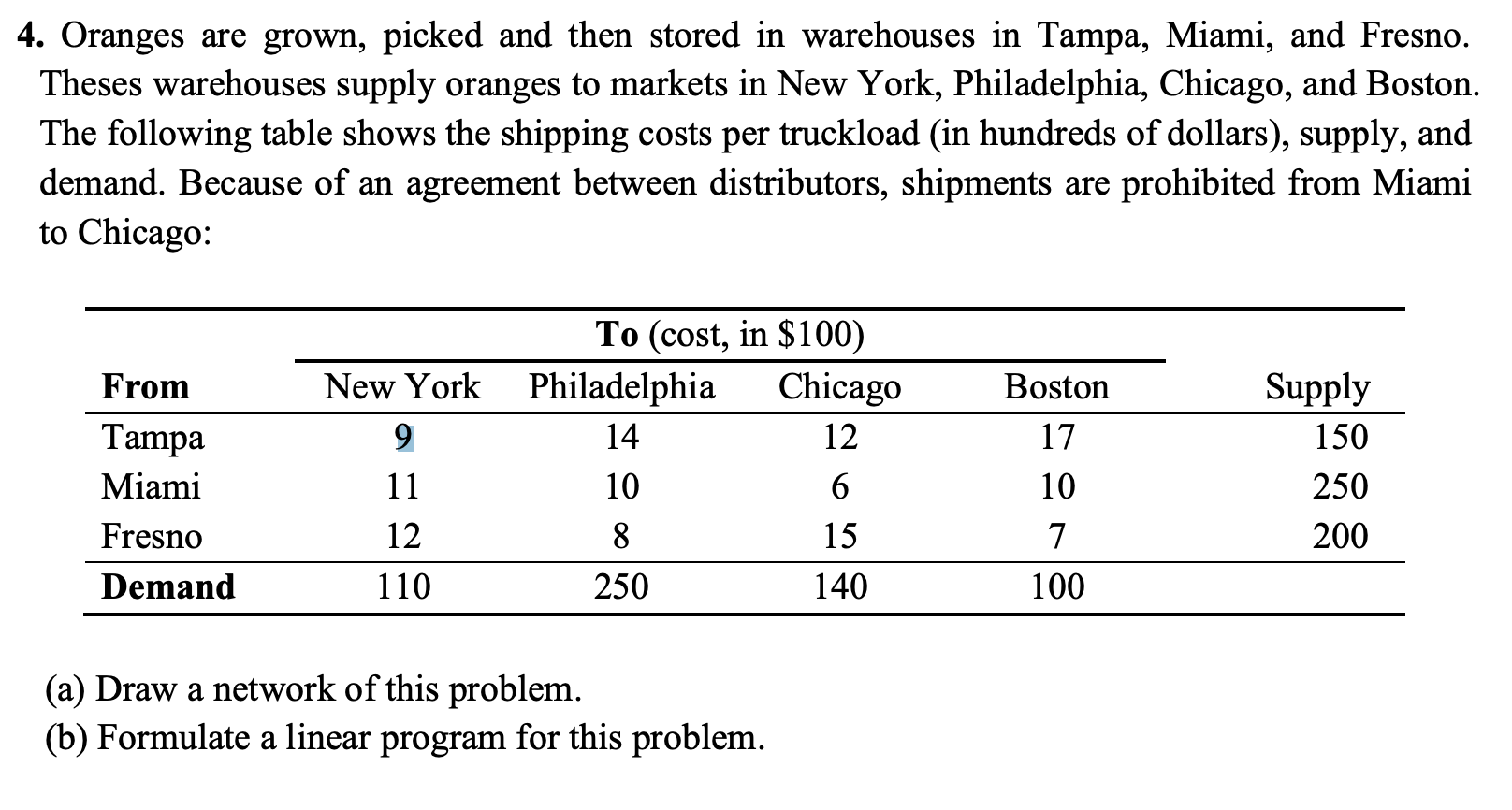 4. Oranges are grown, picked and then stored in