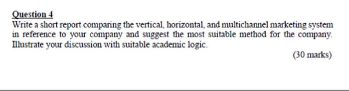 just need a small idea You are required to choose