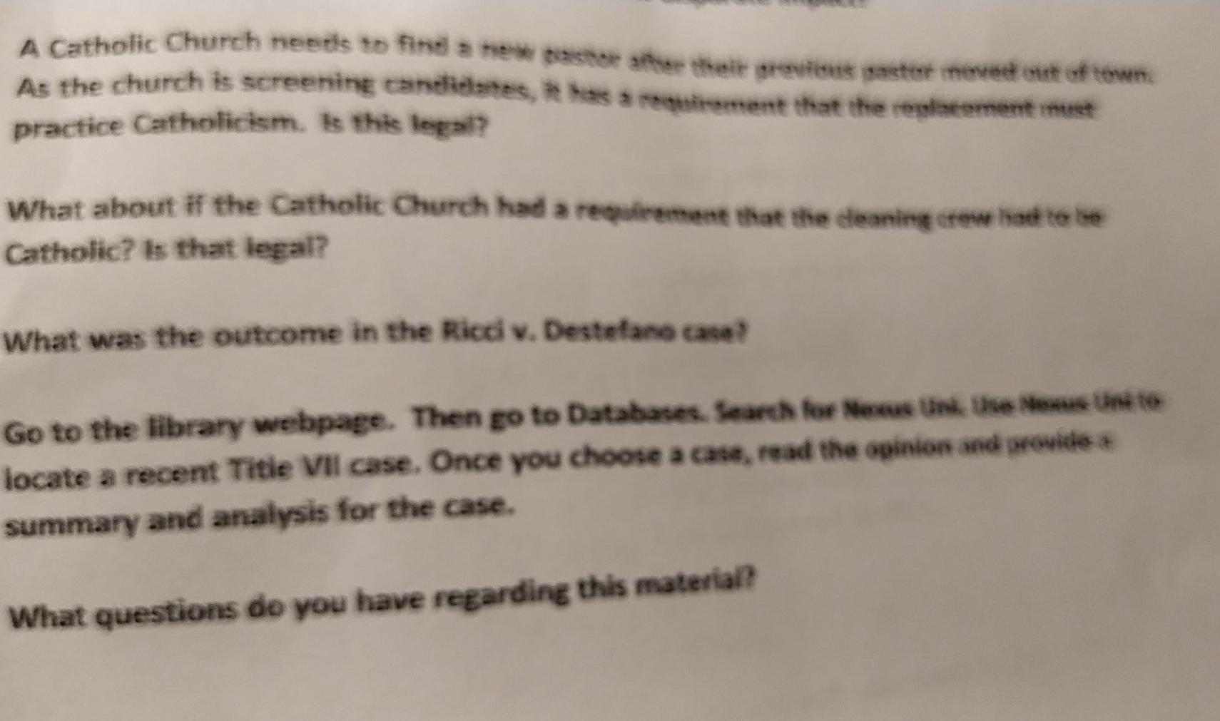 What's the difference between disparate treatment