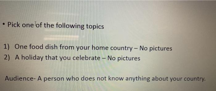 Informal Report - Practice Write an Informational