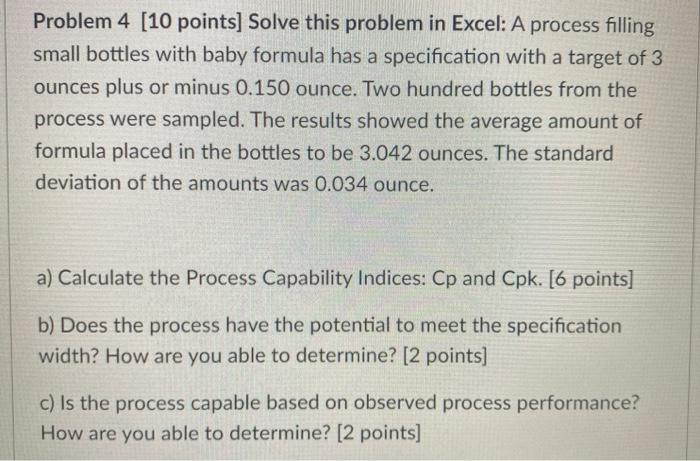 Problem 4 (10 points] Solve this problem in