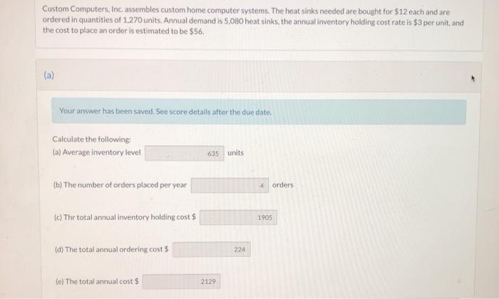Custom Computers, Inc assembles custom home