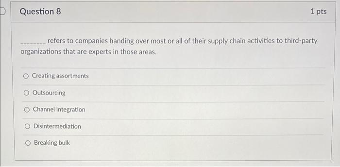 Question 7 When the objective is to obtain