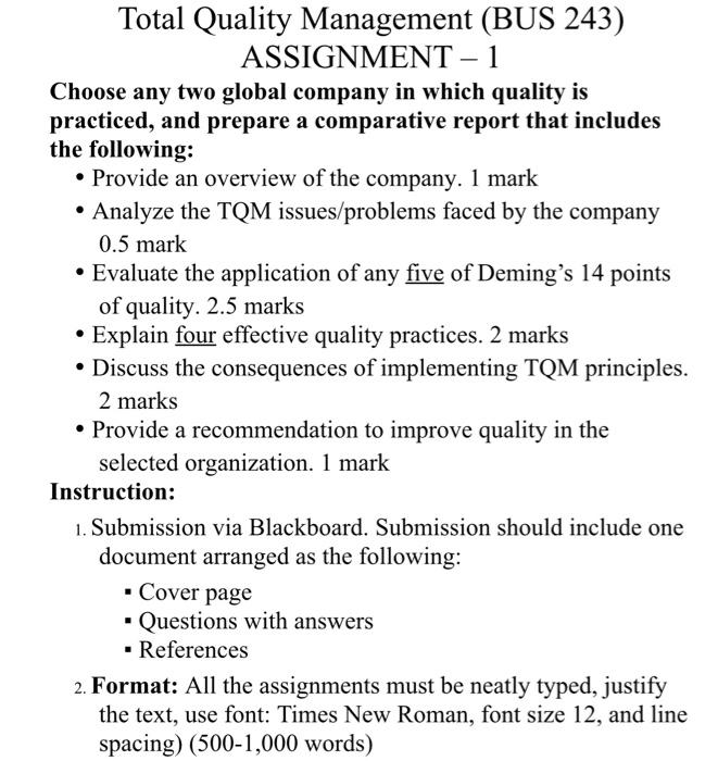 *TOTAL QUALITY MANAGMENT* I need the full