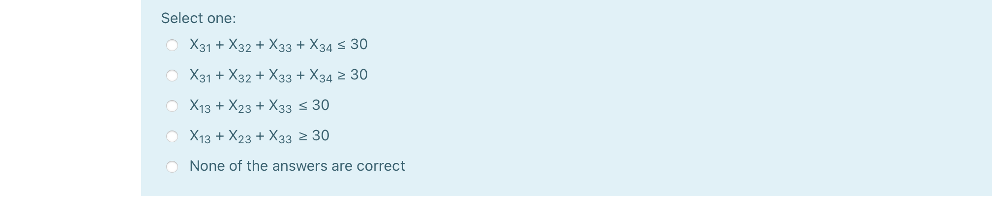 Question 10 Using Figure 2, select the demand