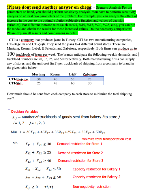!Please dont send another answer on chegg! -