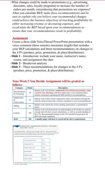 Could I get three recommendations in each section