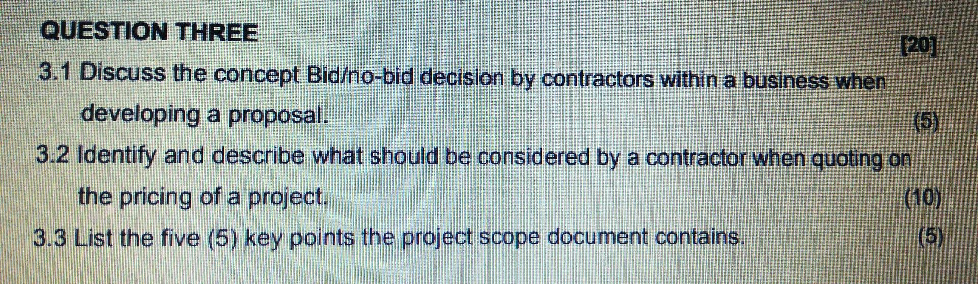 10.1.8 PROJECT MANAGEMENT 2: ASSIGNMENT 1 [100]