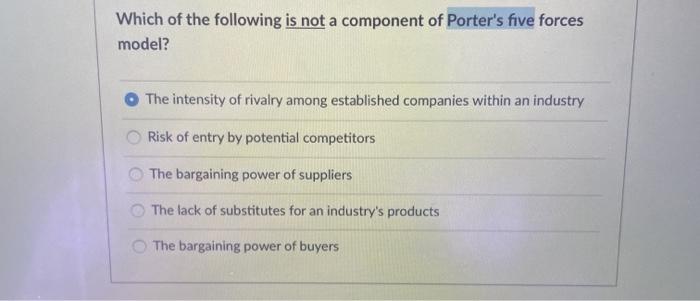 Which of the following is not a component of