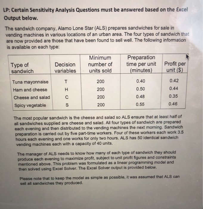 Refer to above Excel output, How many constraints