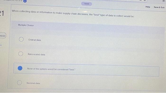 Sovod Help Save & Exit When collecting data or