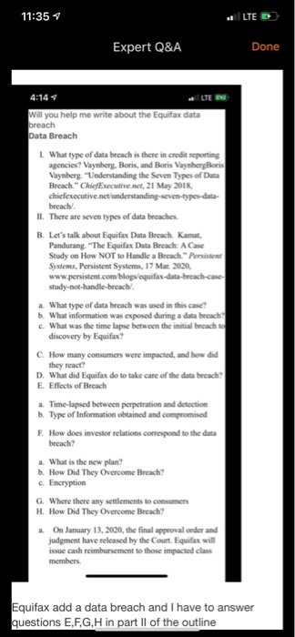 11:35 7 LTE D Expert Q&A Done 4:147 LTE DE Will