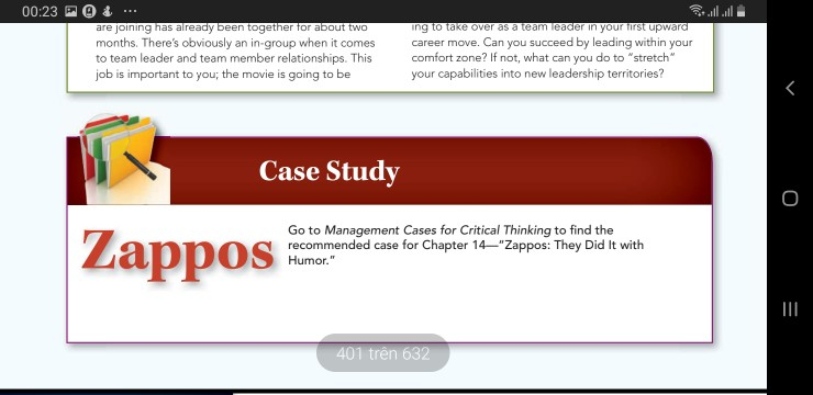 < to team leader and team member relationships