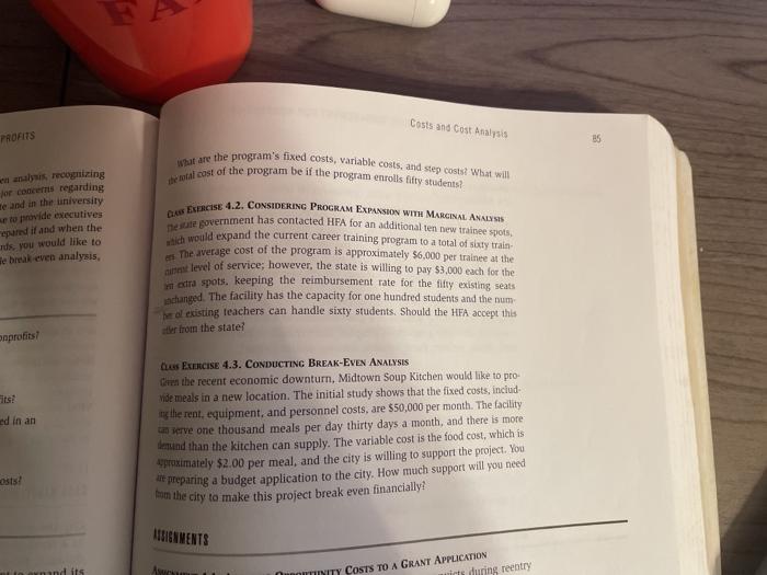 Costs and Cost Analysis PROFITS 35 What are the