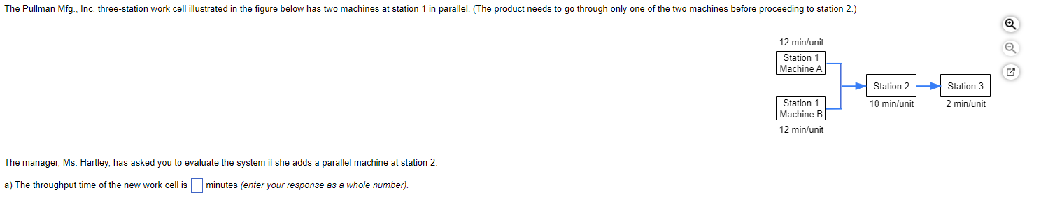 Question #1 Question #2 The three-station work