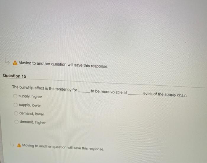 Moving to another question will save this