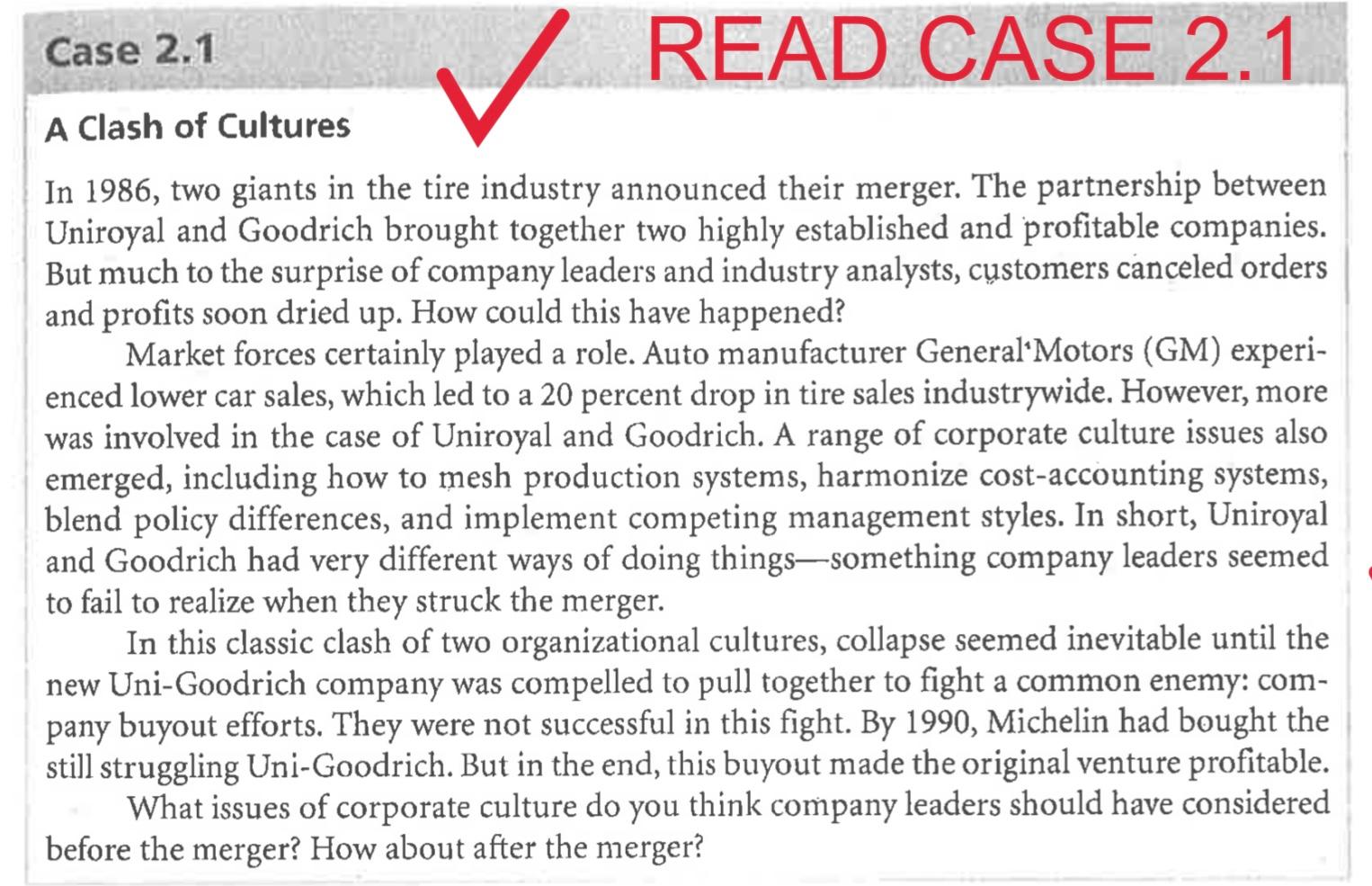 For this case study In three paragraphs, write