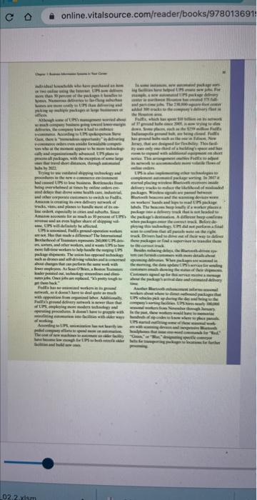 BUSINESS PROBLEM-5OLVING CASE New technology