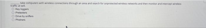traffic at will. take computers with wireless