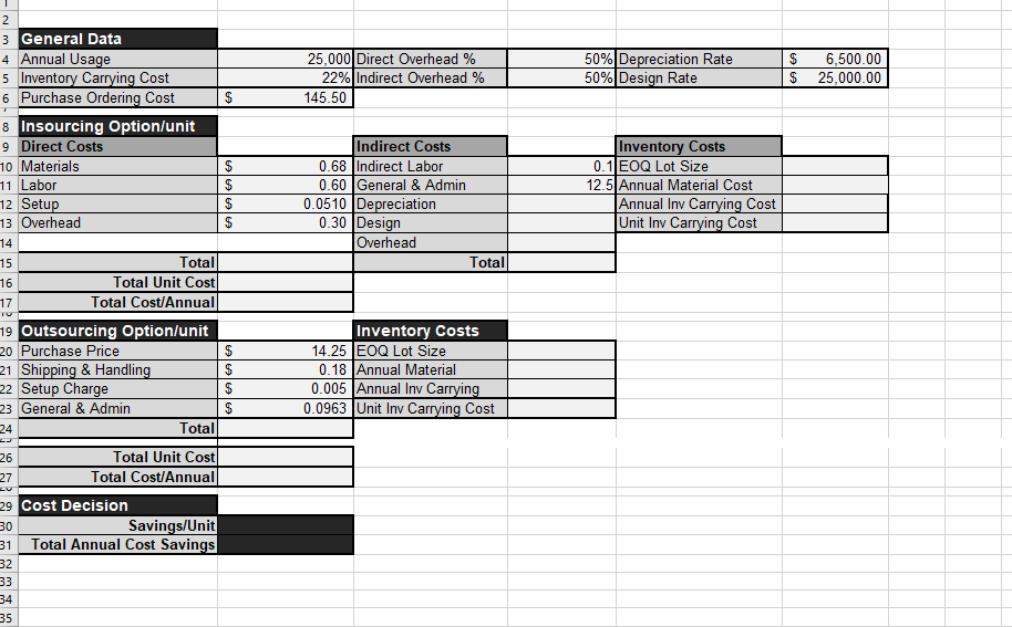 Please use Excel Design engineering has created a