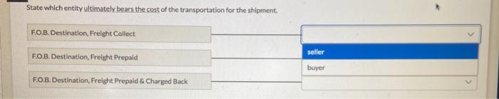 please match all 3 State which entity ultimately