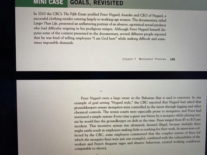 this is an organizational behavior 1135 question