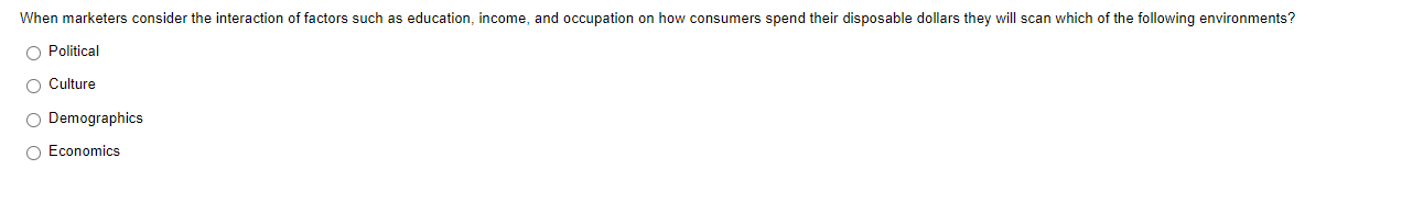 When marketers consider the interaction of