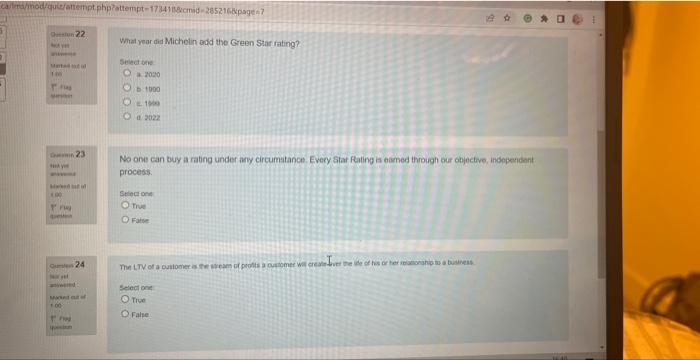 What year did Michelin odd the Green Star rating?