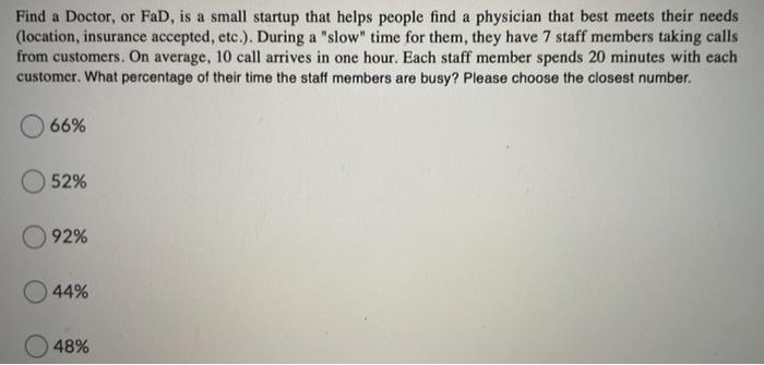 Find a Doctor, or FaD, is a small startup that