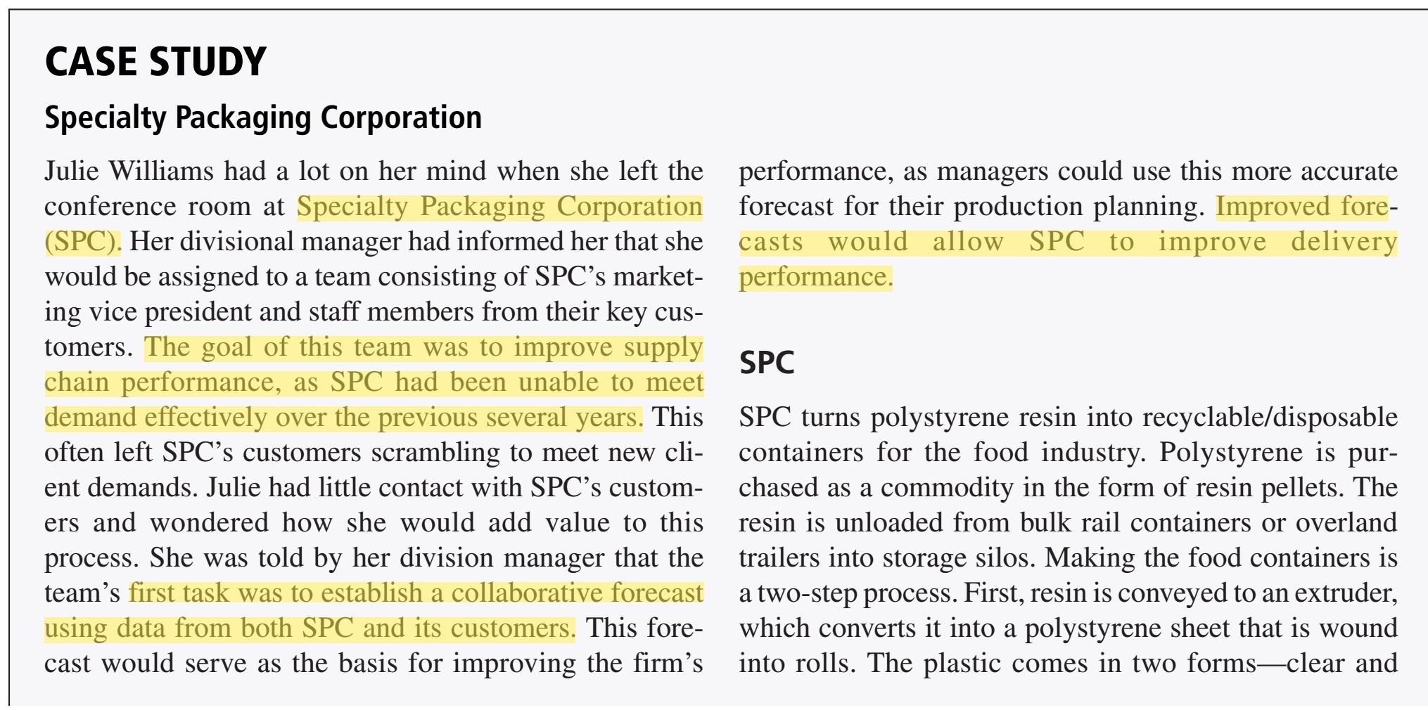 I need this problem answered using the Winters