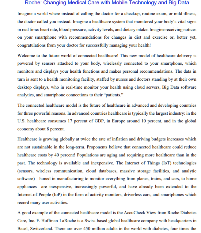 Roche: Changing Medical Care with Mobile