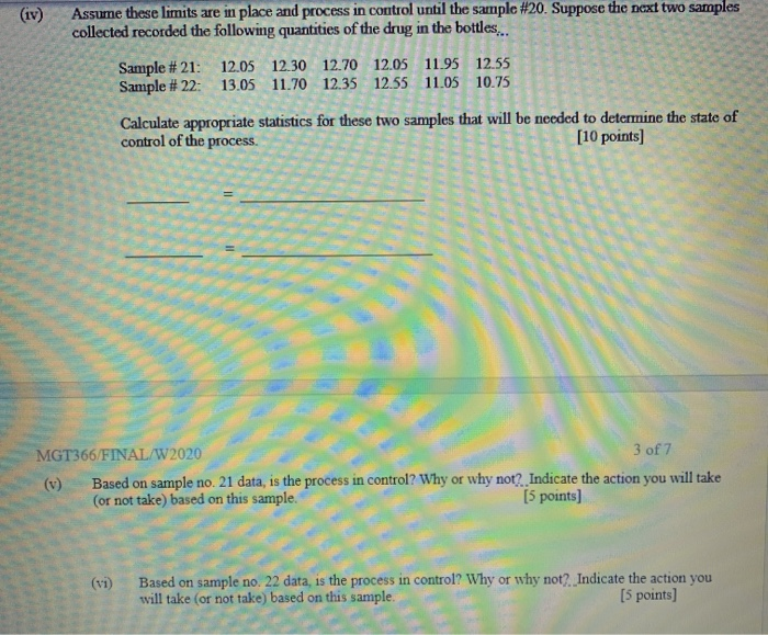 B. Statistical Process Control (Control Chart