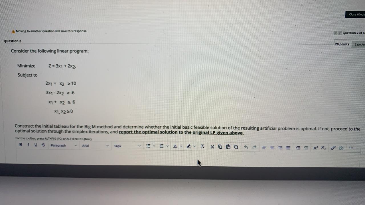 Close Windo A Moving to another question will