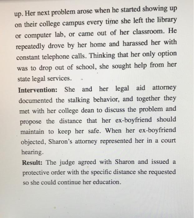 Answer the case study questions (be specific)