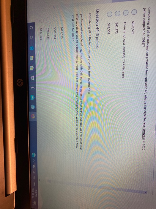 You are an IT Procurement Manager working for