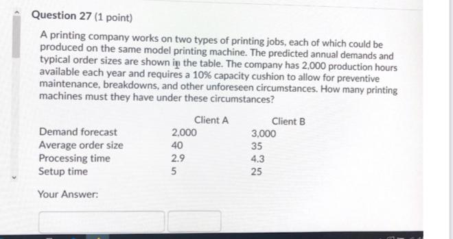 Question 25 (1 point) Service time is targeted